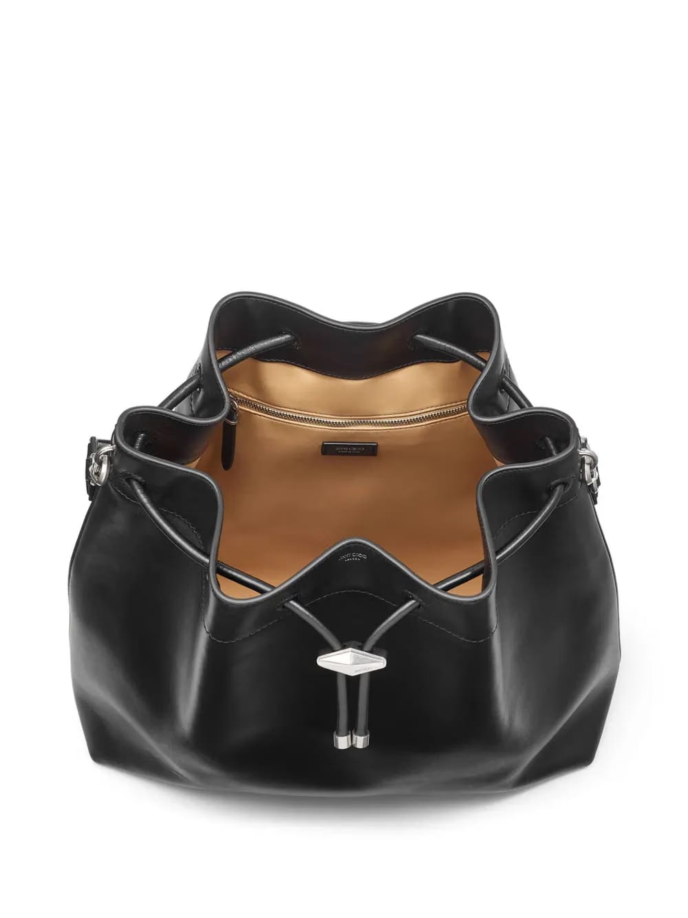 Cinch L leather bucket bag