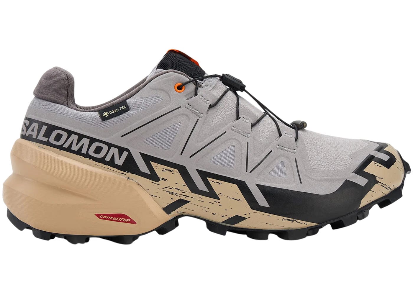 Salomon Speedcross 6 Gore-Tex Gull White Pepper Black
