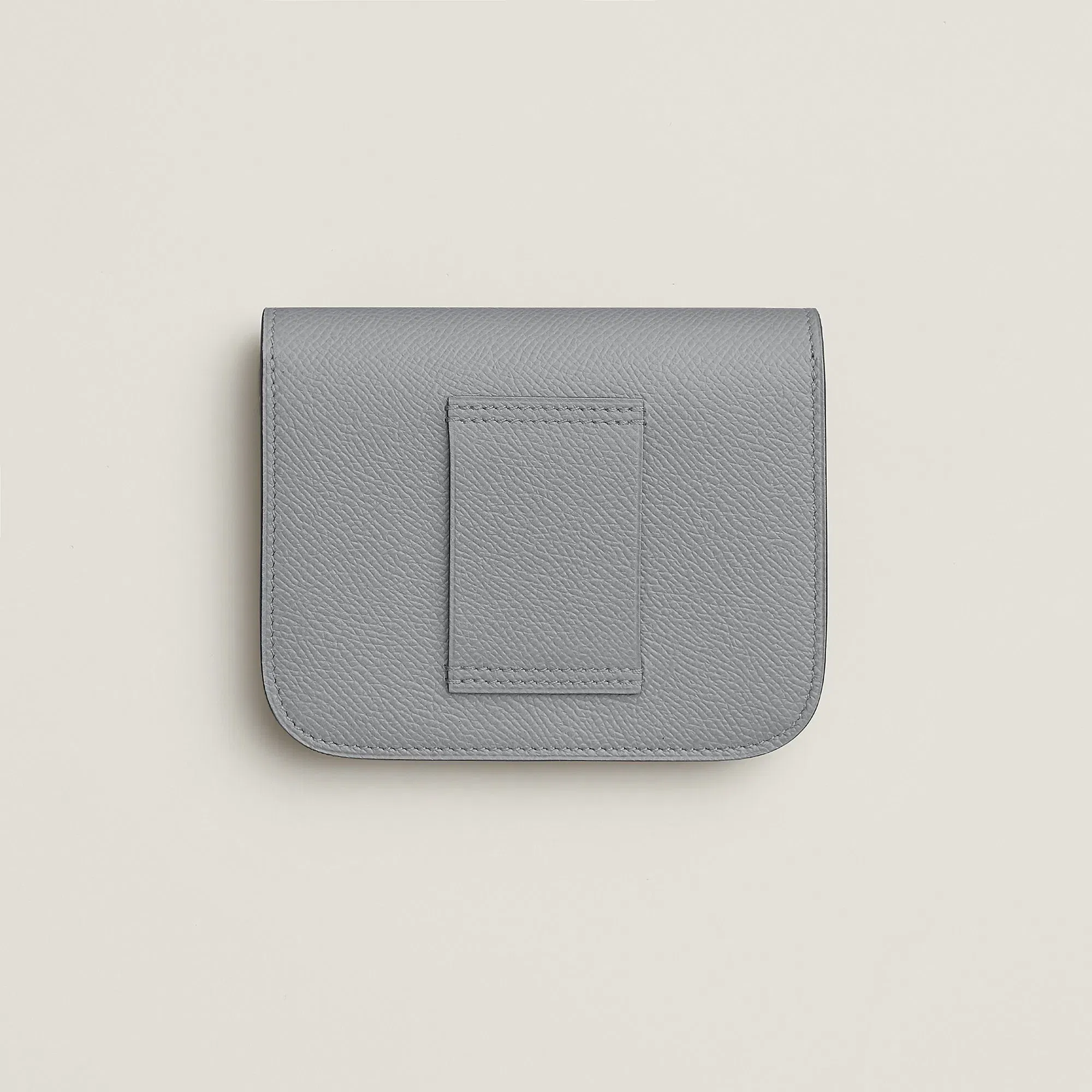 Hermes Constance Slim Wallet Bleu Saphir