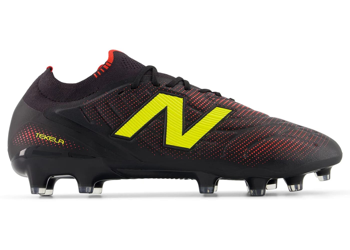 New Balance Tekela Elite Low Mg V5 Black Punch Yellow Fire Cracker Womens