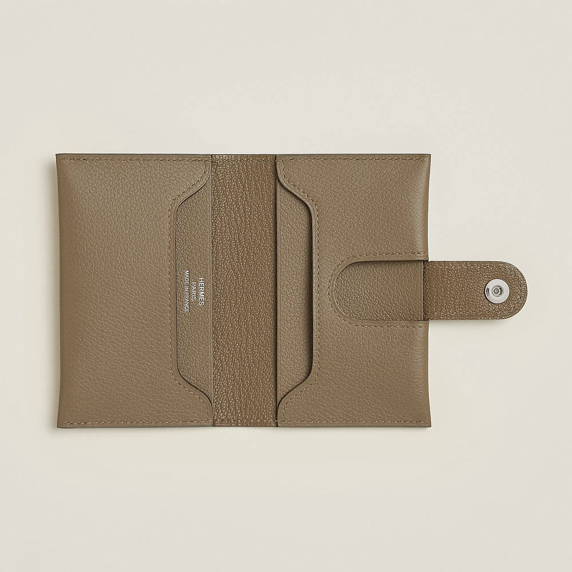 Hermes R.M.S Card Holder Bleu Zanzibar