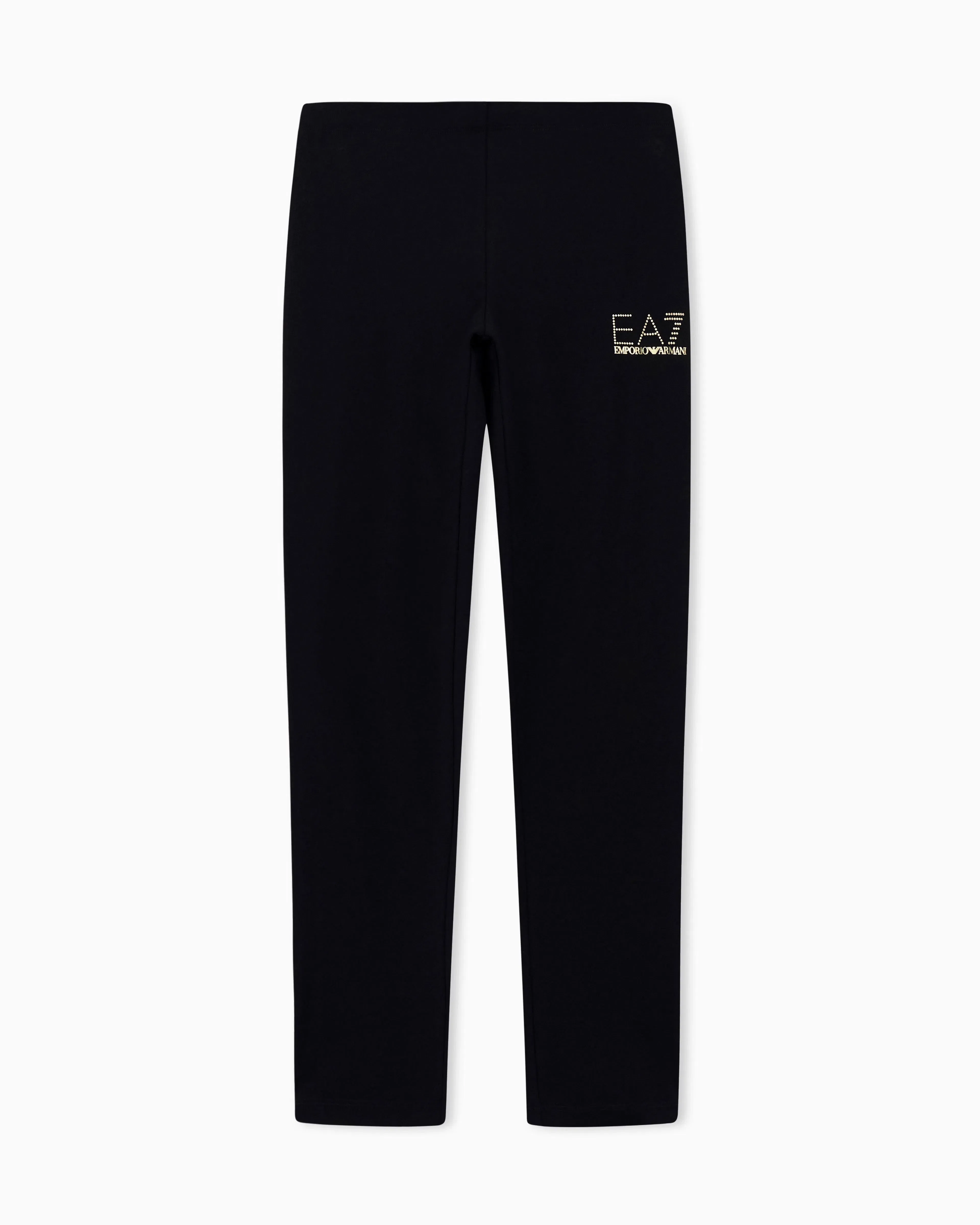 EA7 Jersey legging in stretch cotton with micro studs Evolution