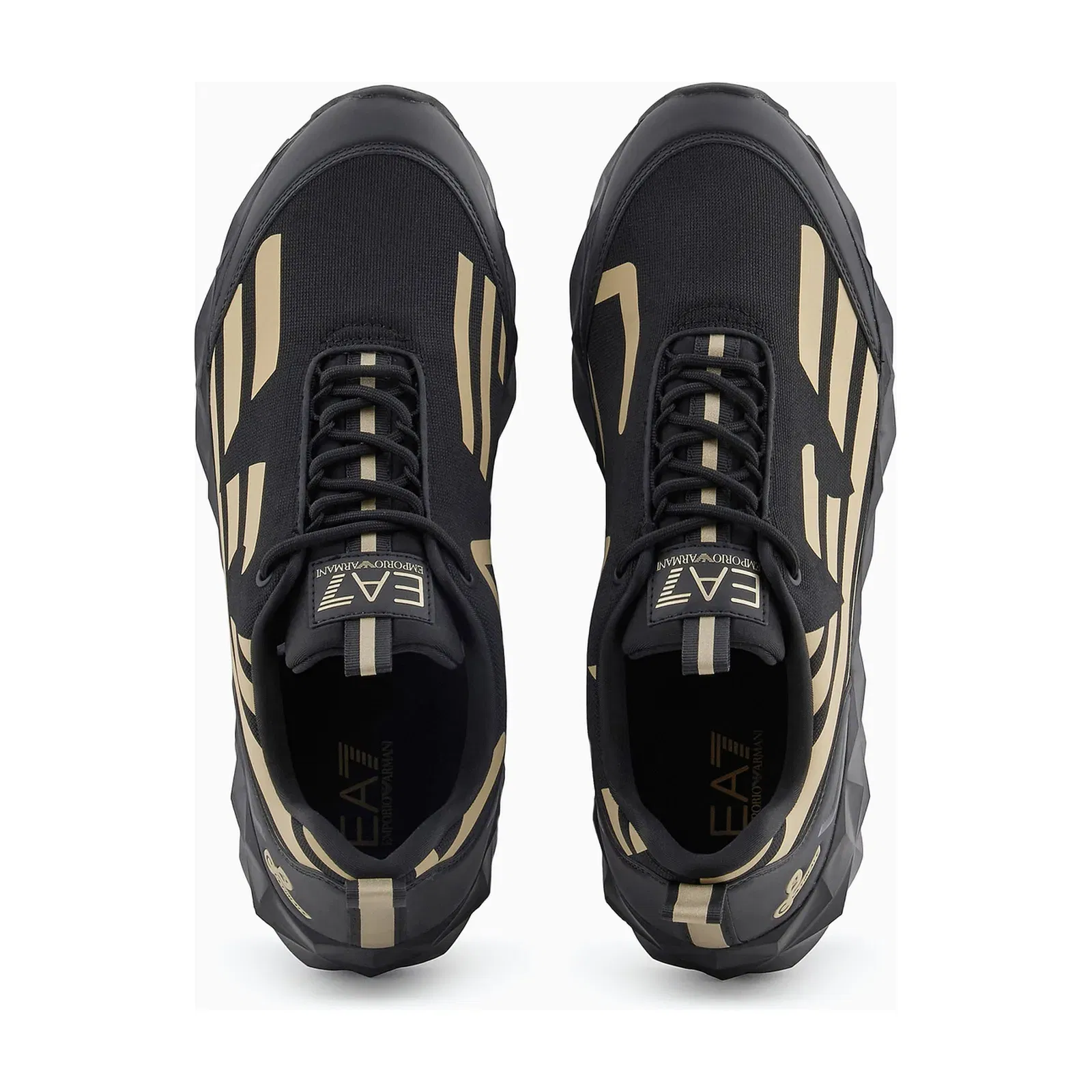 Ea7 Running Sneaker With Ultralight Sole Ultimate C2 Kombat New Black
