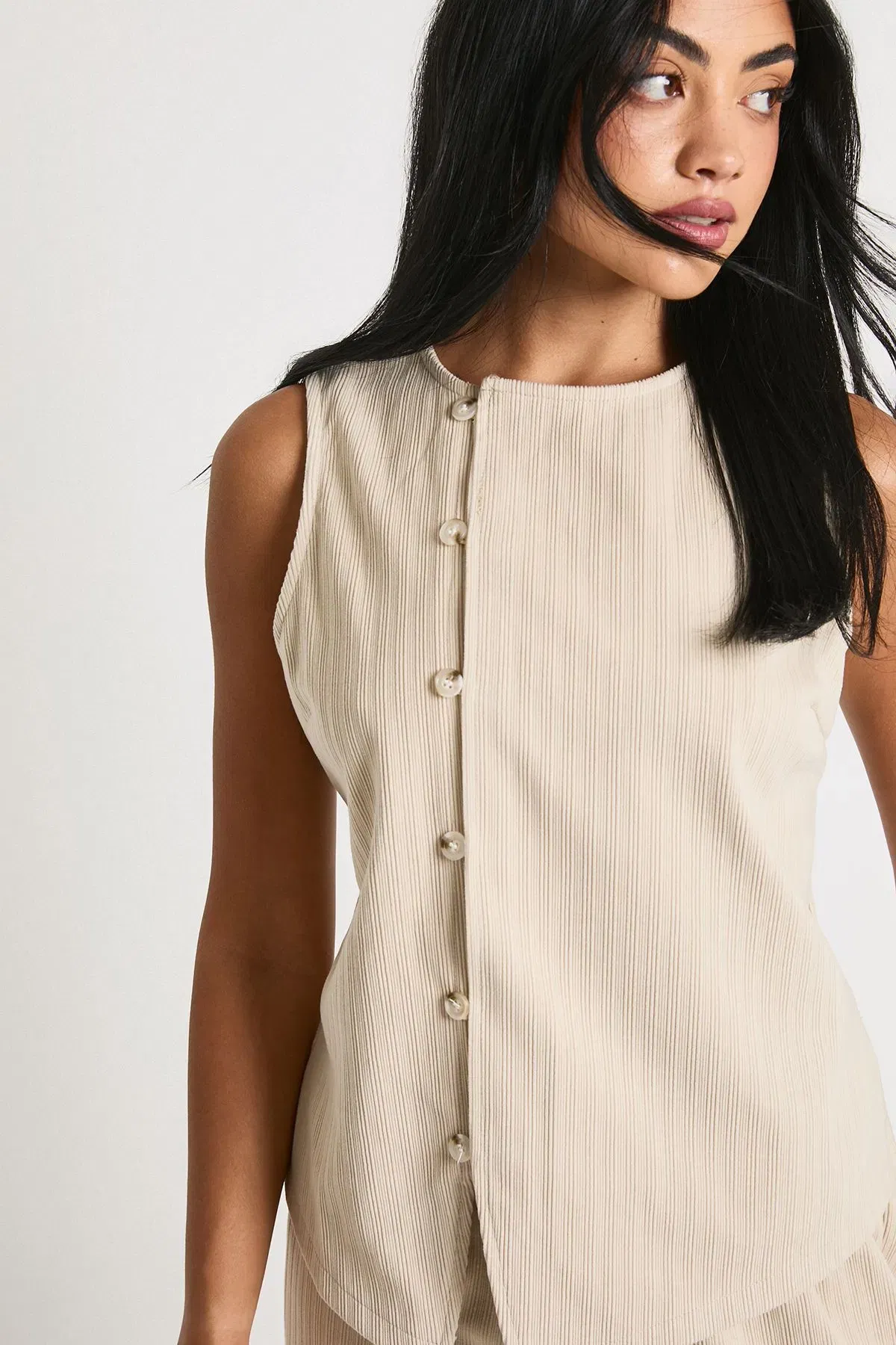 Woven Cord Waistcoat