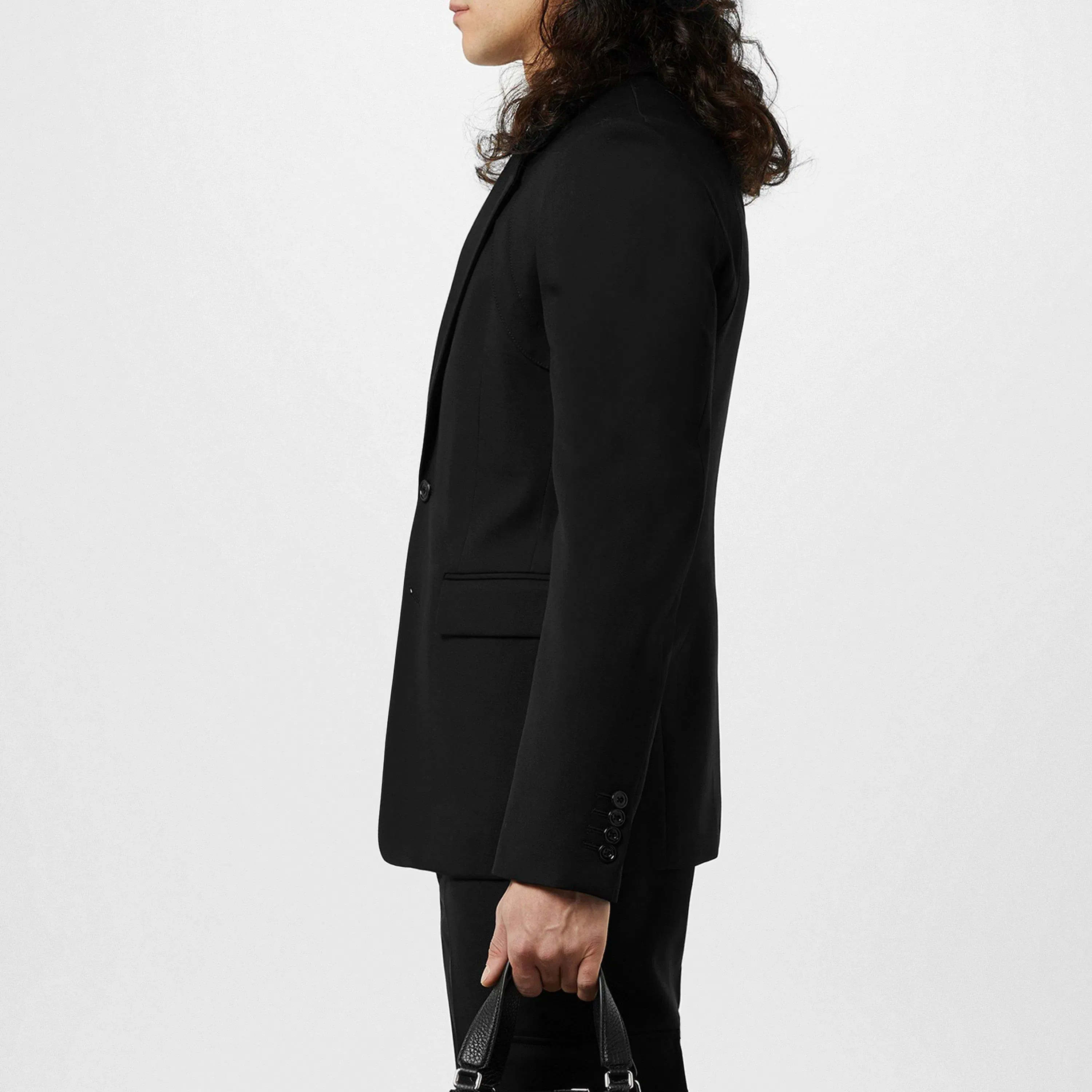 Harness Wool Long Sleeve Slim Fit Blazer