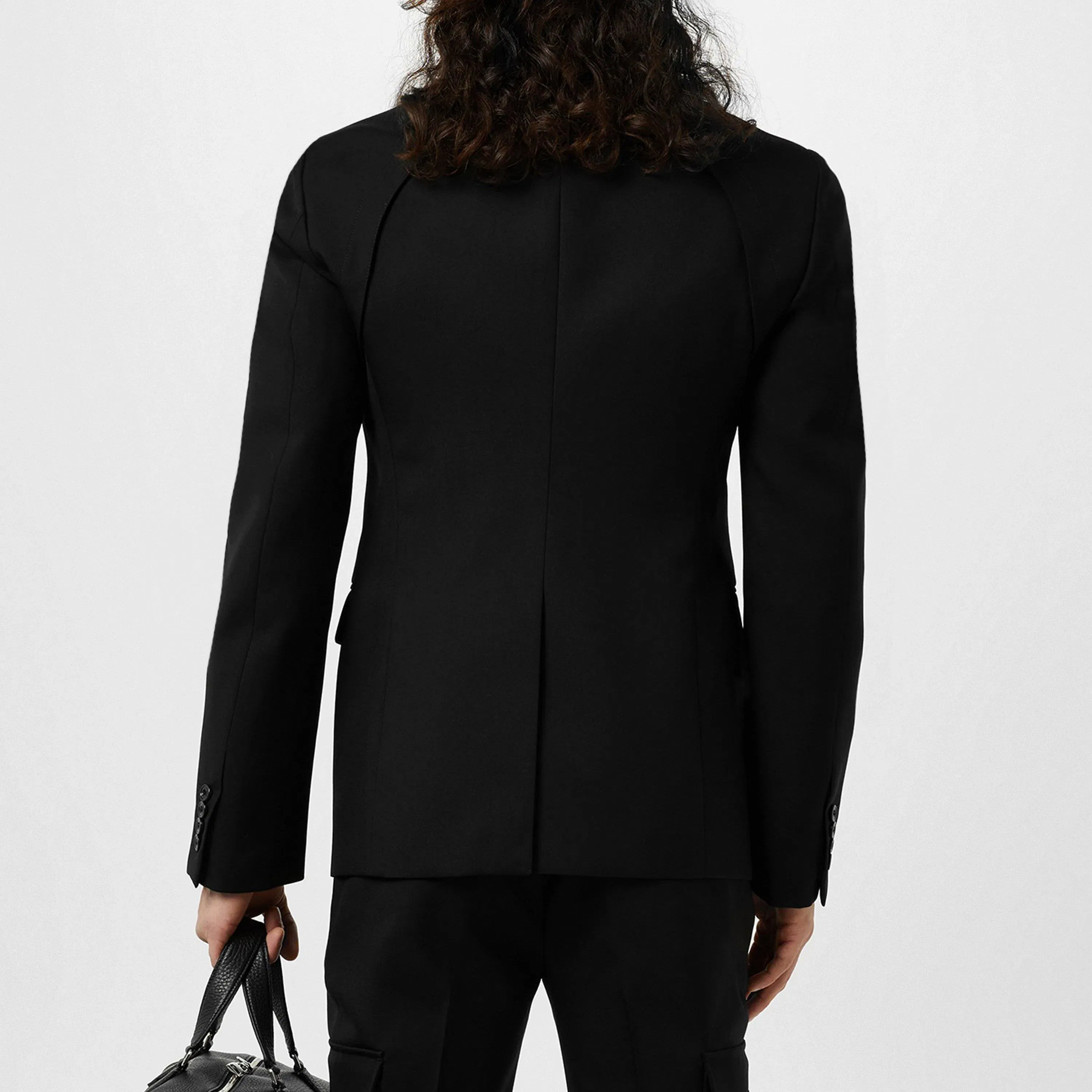 Harness Wool Long Sleeve Slim Fit Blazer