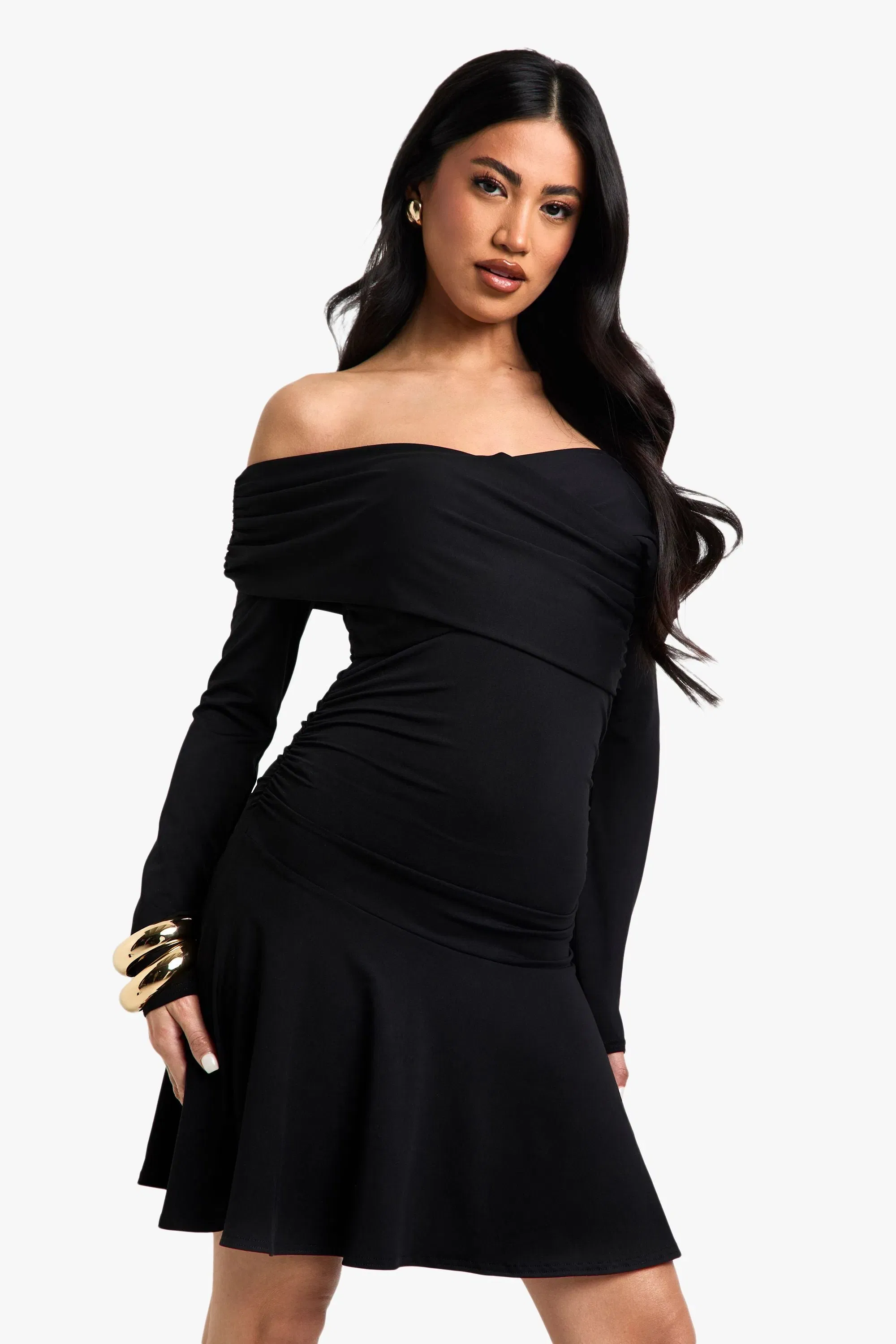 Soft Touch Twist Skater Dress