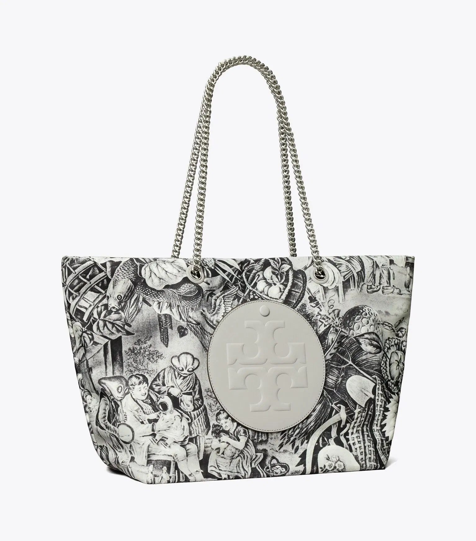 Ella Printed Chain Tote