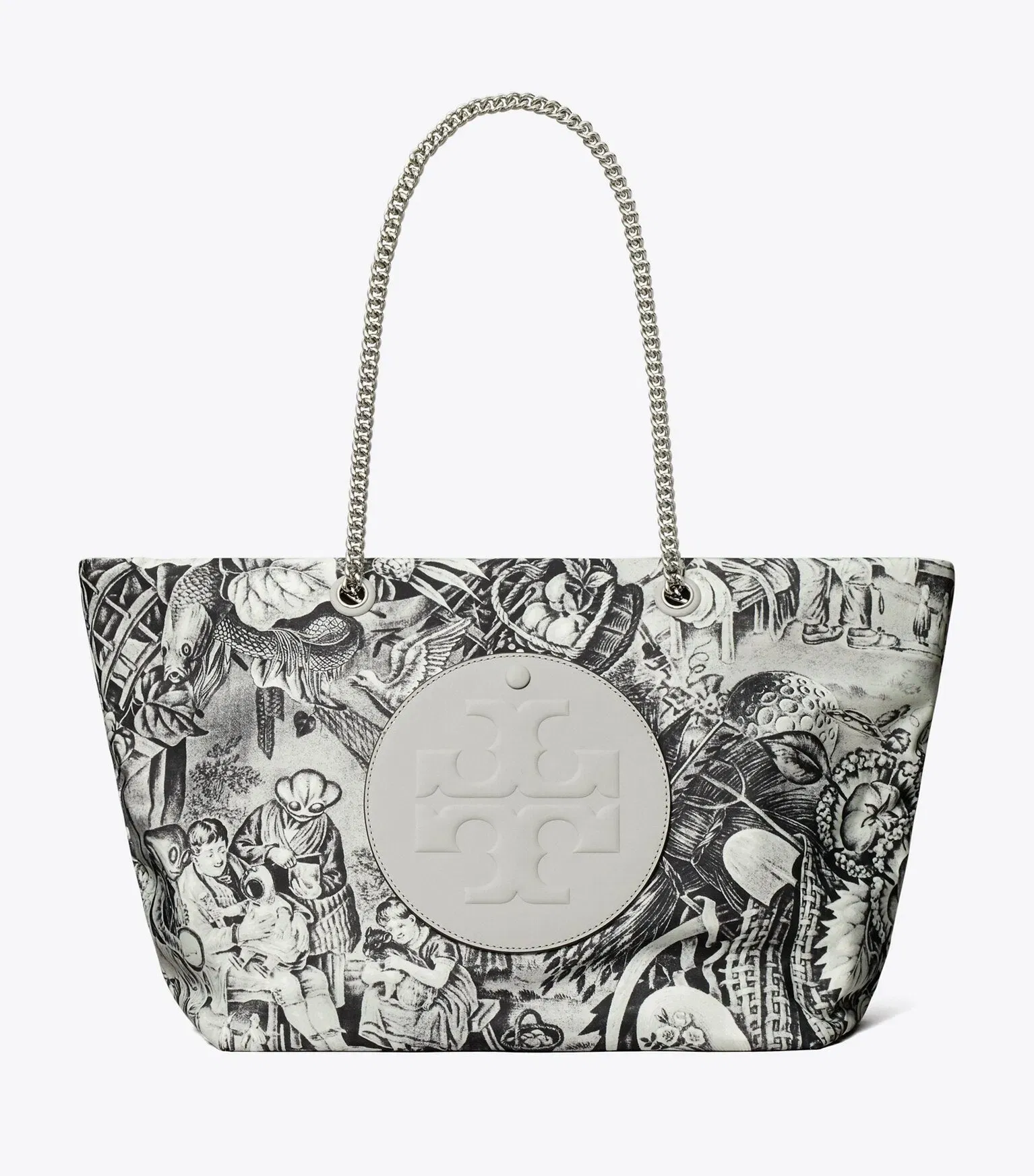 Ella Printed Chain Tote