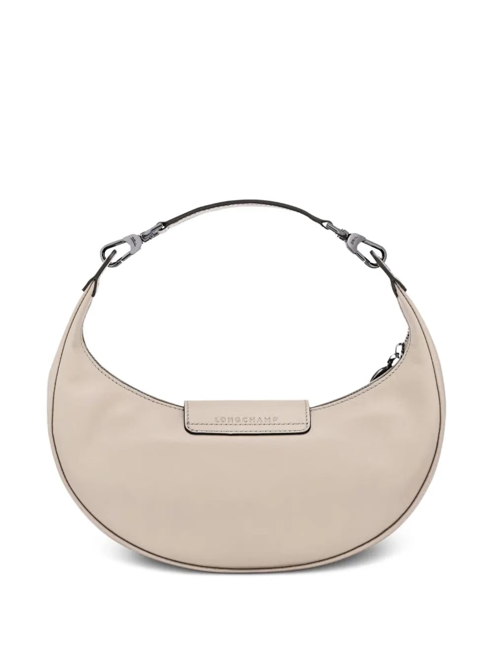 Le Pilage curved leather shoulder bag
