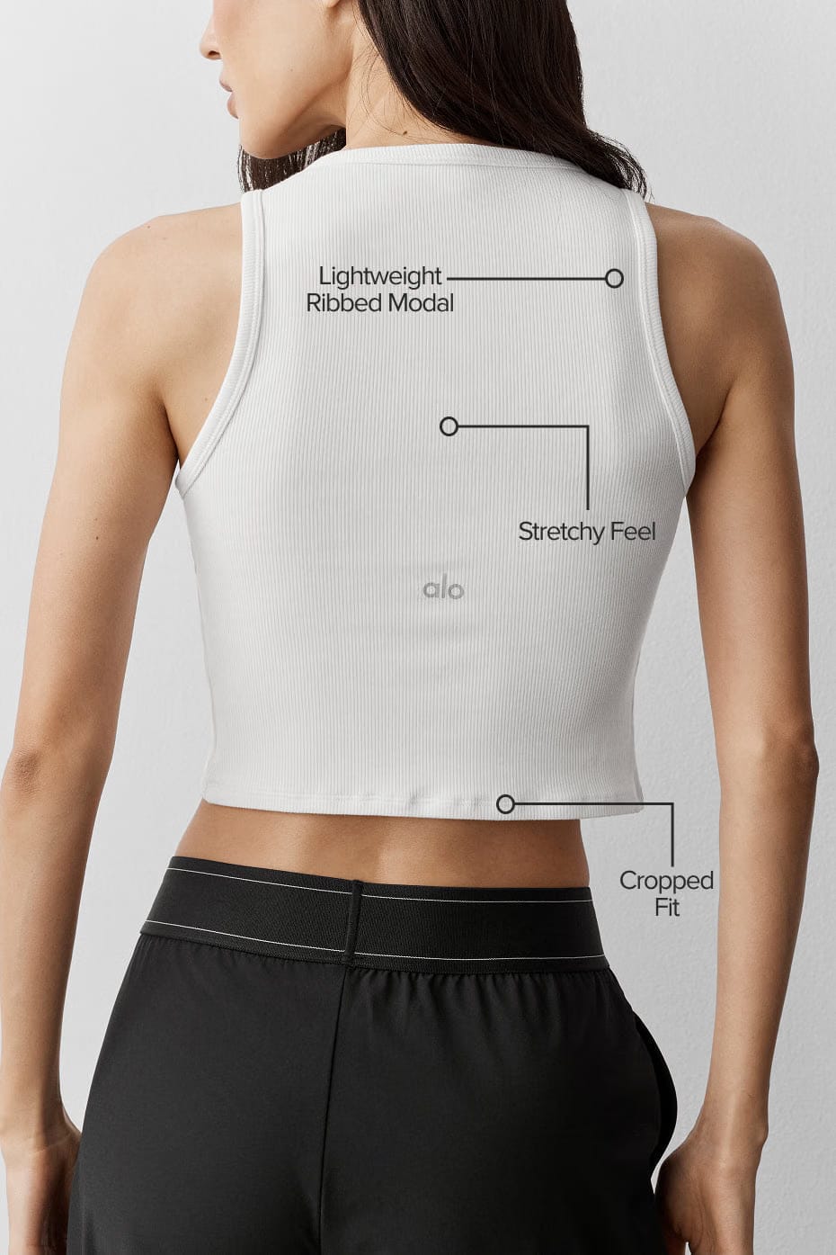 Ribbed Modal Henley Tank