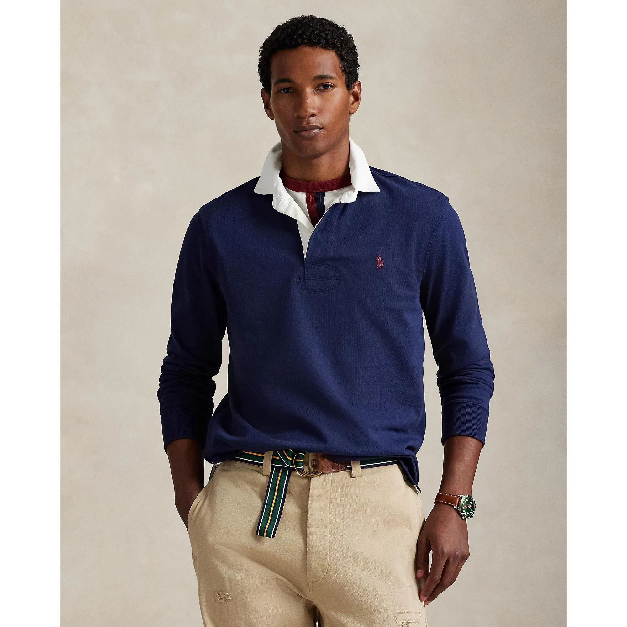 Rugby Striped Rugby Shirt
