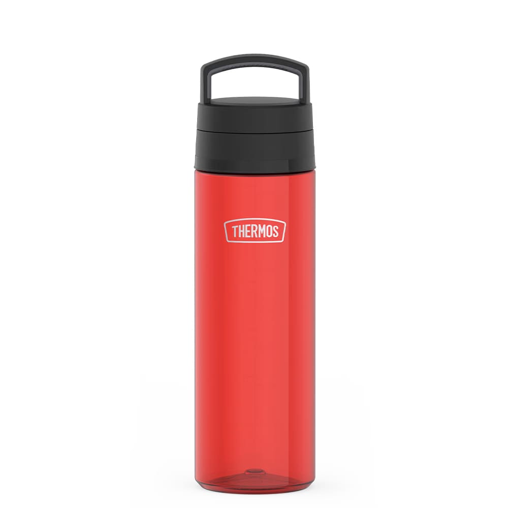 Thermos 26oz Icon Lightweight Water Bottle With Screw Top Lid Red