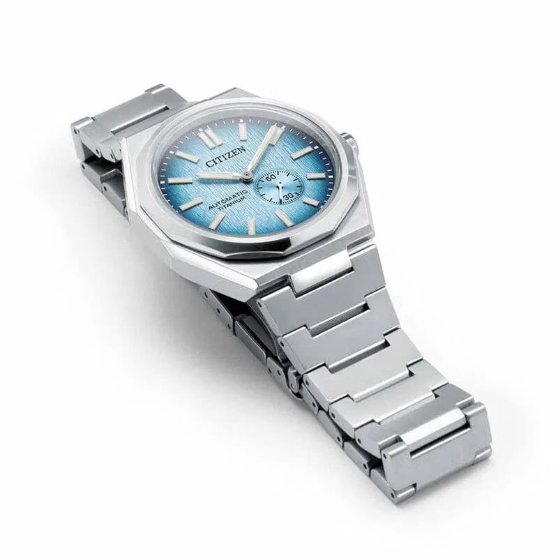 Citizen Zenshin 60 Automatic Light Blue Dial Mens Watch