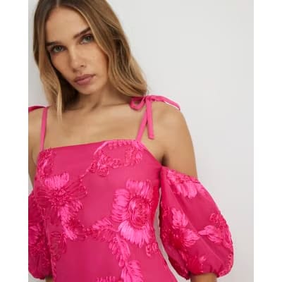 Pink Cornelli Maxi Dress
