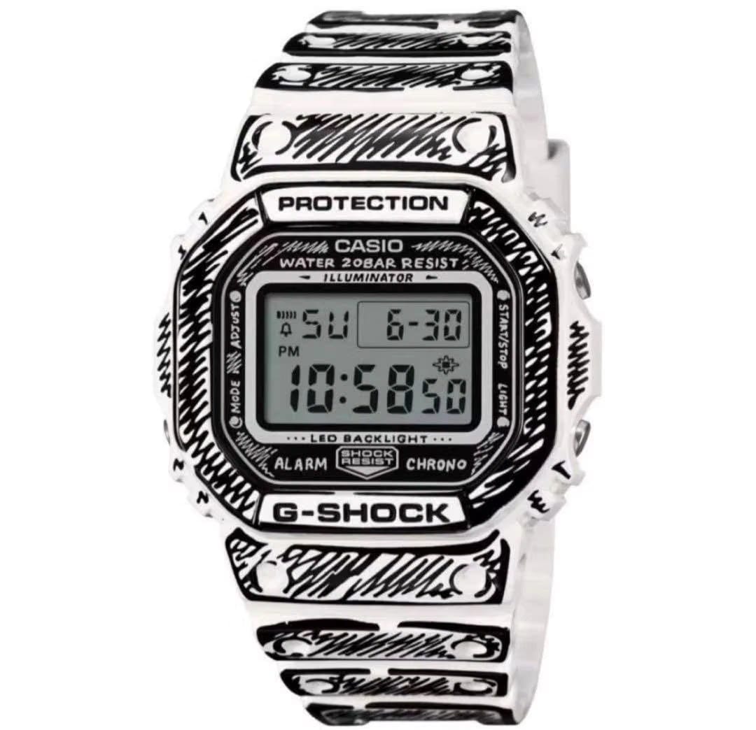 Casio G-Shock x Joshua Vides- White Black