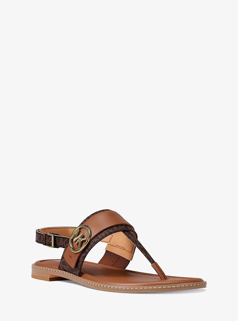 Michael Kors Carmen Signature Logo Sandal