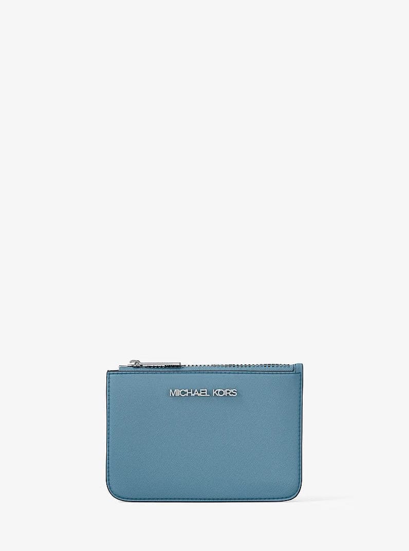 Michael Kors Jet Set Saffiano Leather Coin Purse Denim