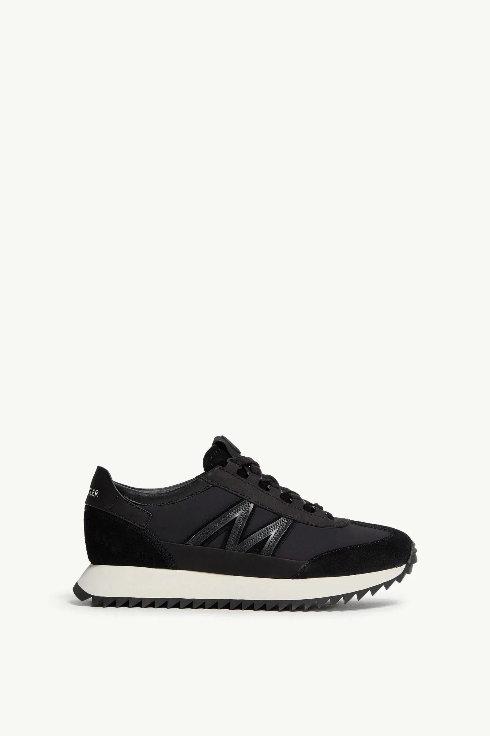 Moncler Pacey2 Suede & Nubuck Sneakers Black