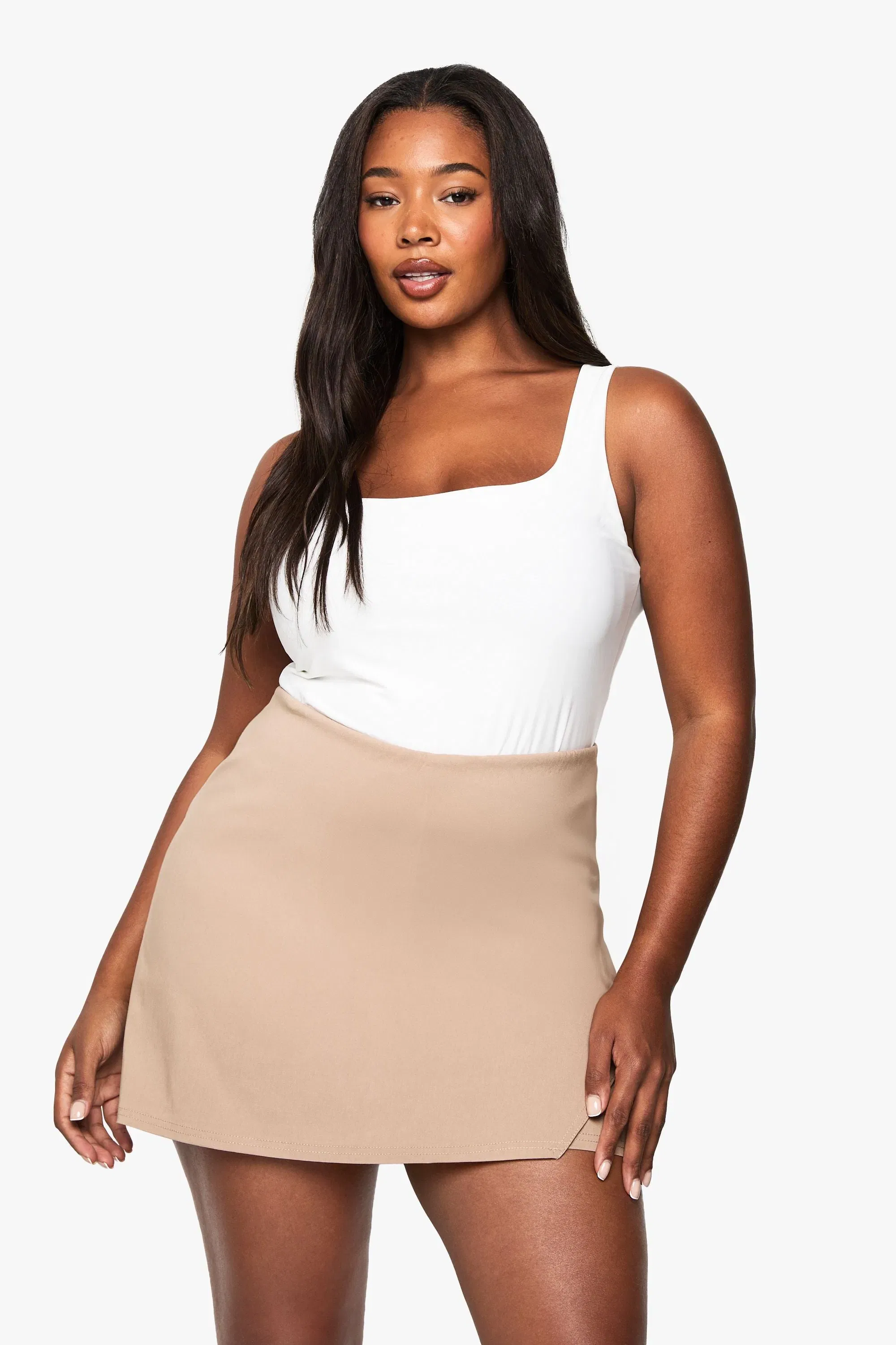 Plus Bengaline Wrap Skort