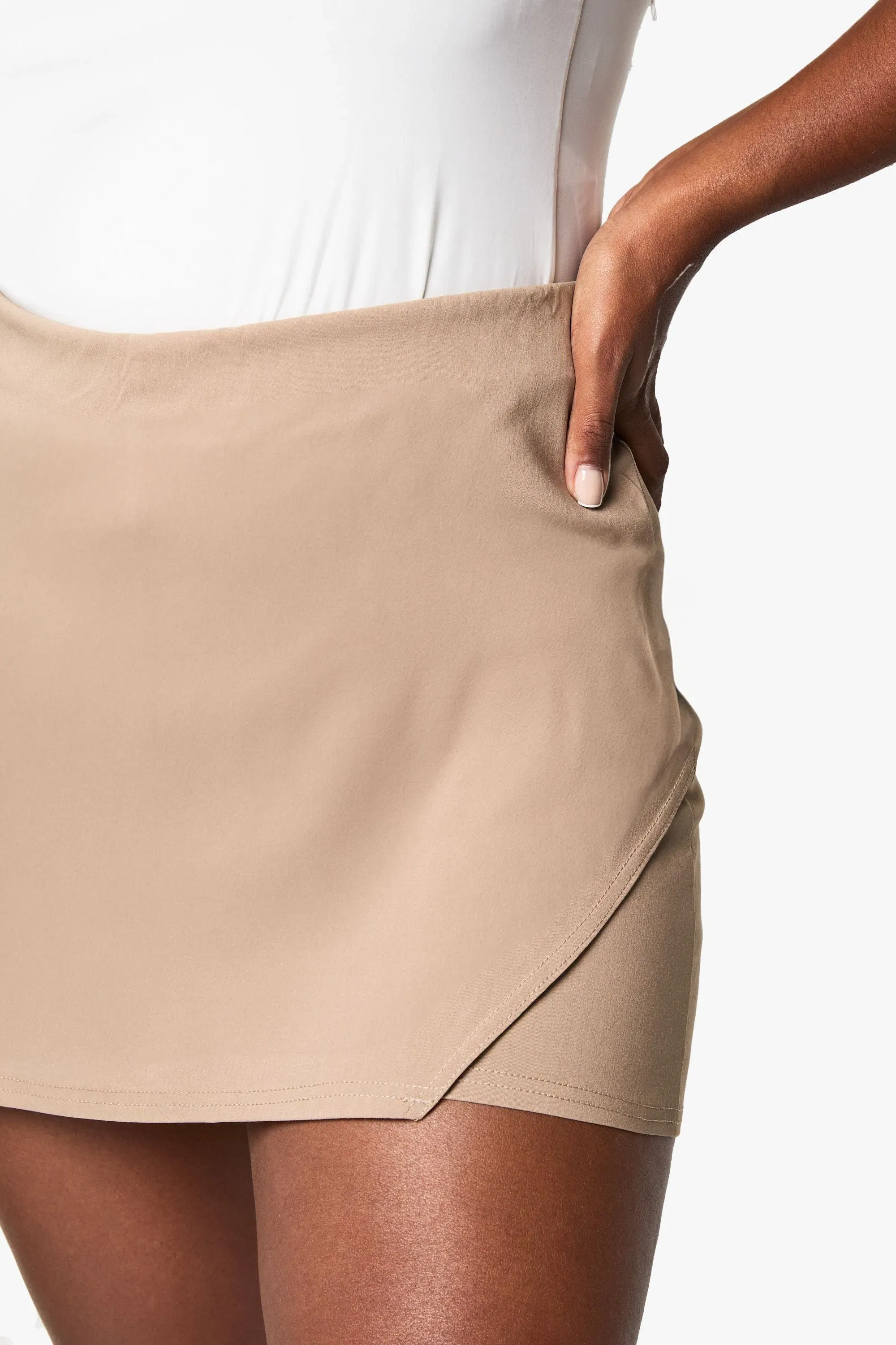 Plus Bengaline Wrap Skort