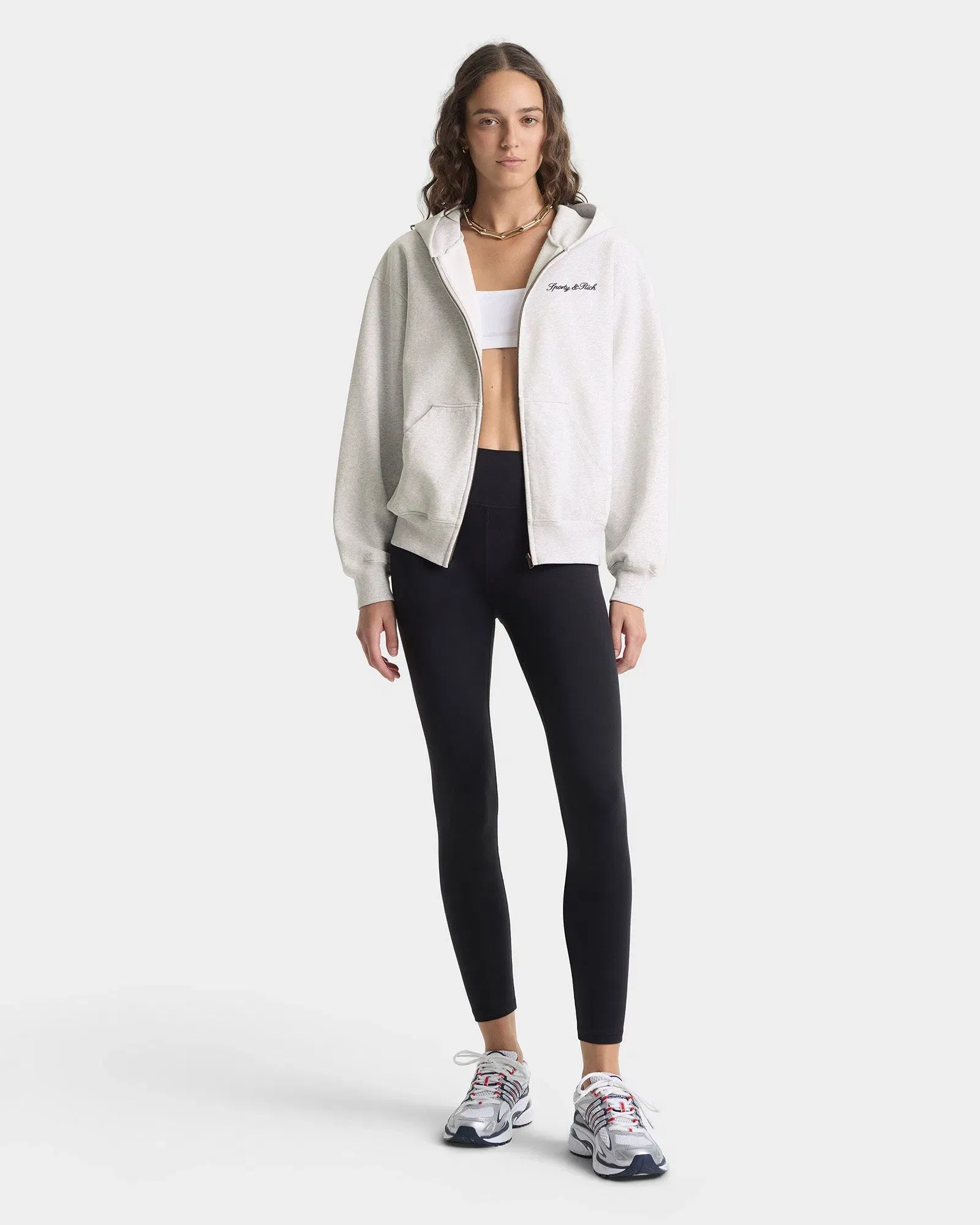 Signature Logo Legging - Black/White