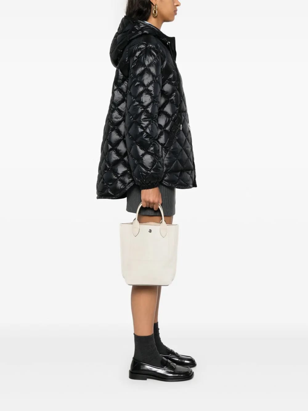 XS Cabas suede tote bag
