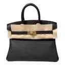 Birkin 25 leather handbag