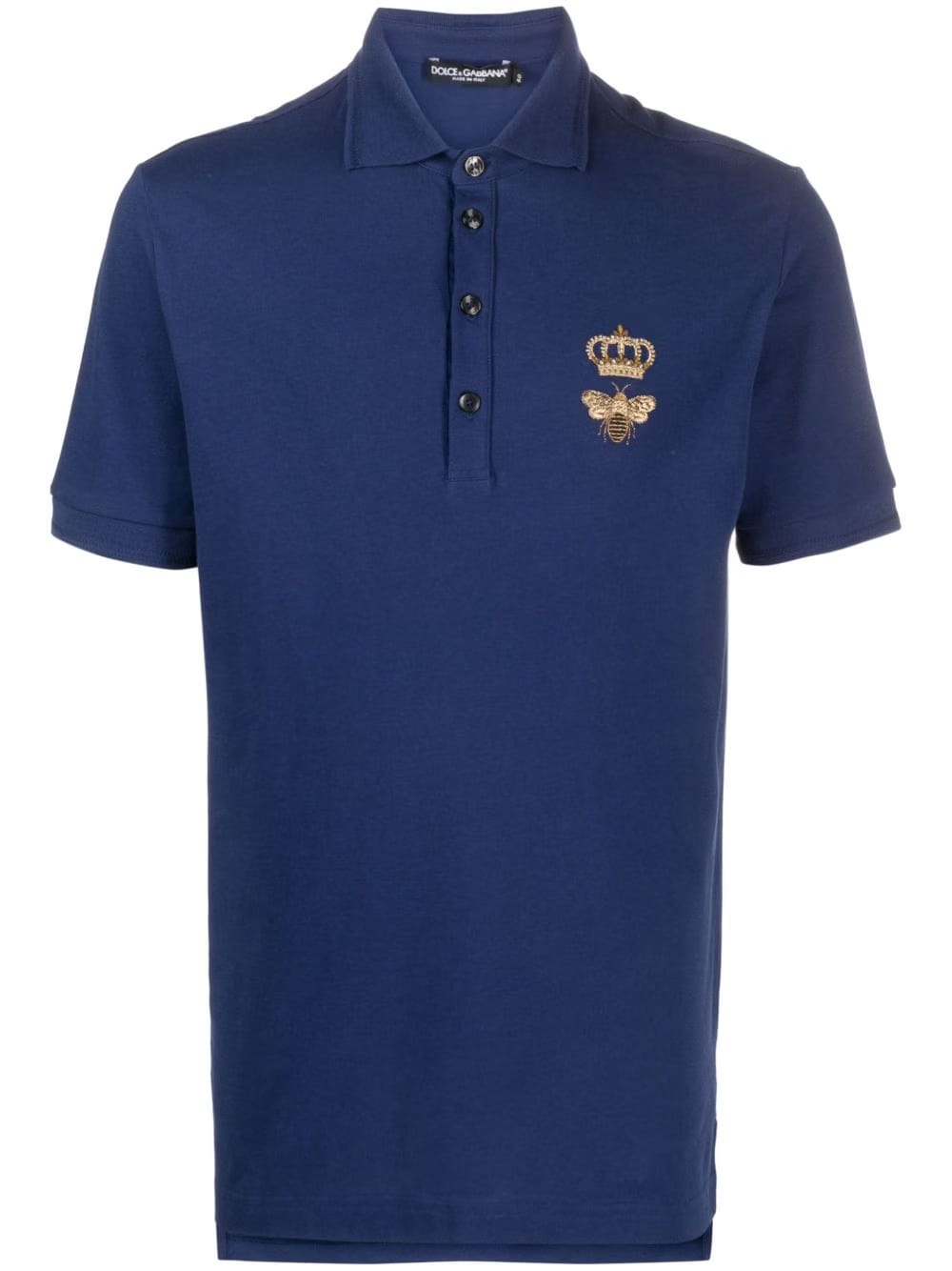 Dolce & Gabbana embroidered emblem polo shirt