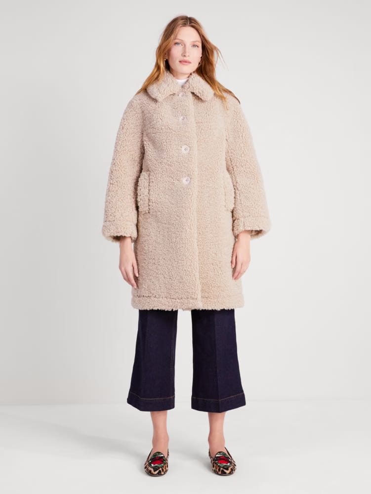 Faux Shearling Coat