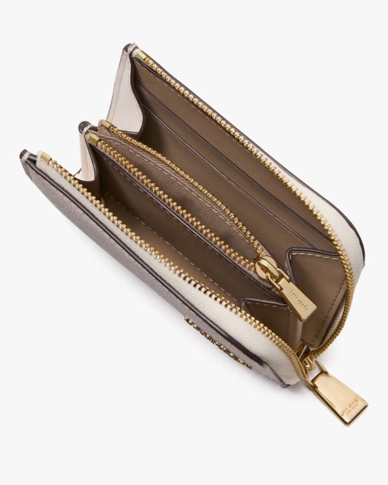 Devin Colorblocked Zip Card Case