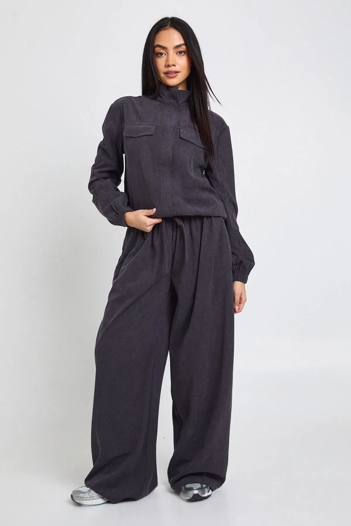 Cord Wide Leg Trousers