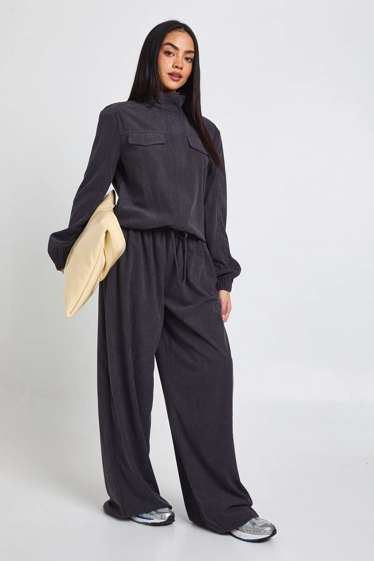 Cord Wide Leg Trousers