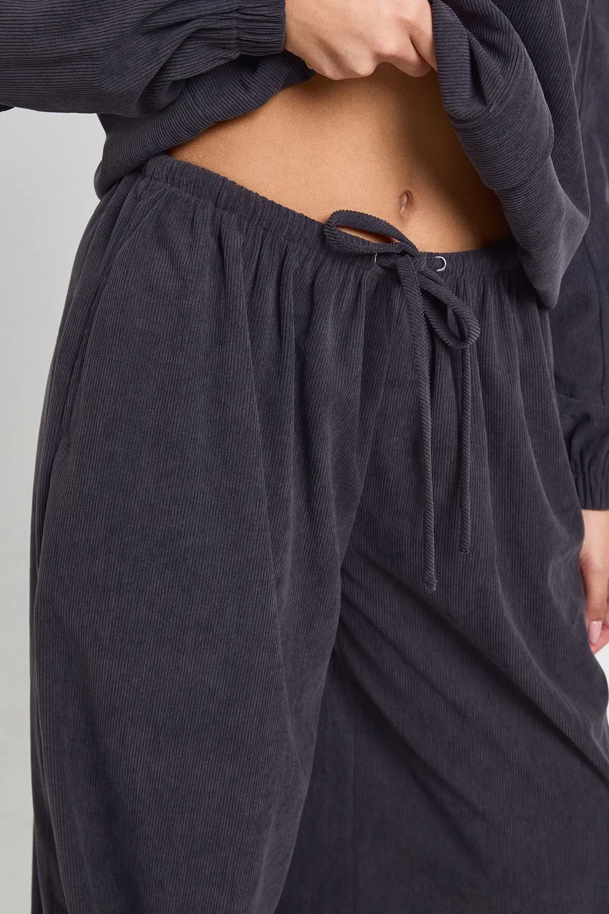 Cord Wide Leg Trousers