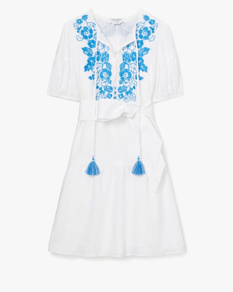 Floral Embroidered Shirtdress