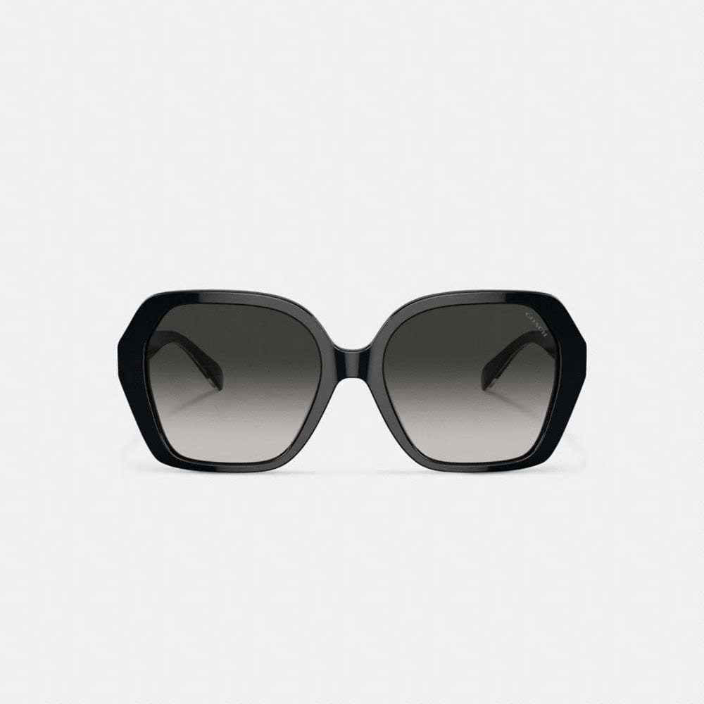 Signature Ombré Geometric Square Sunglasses