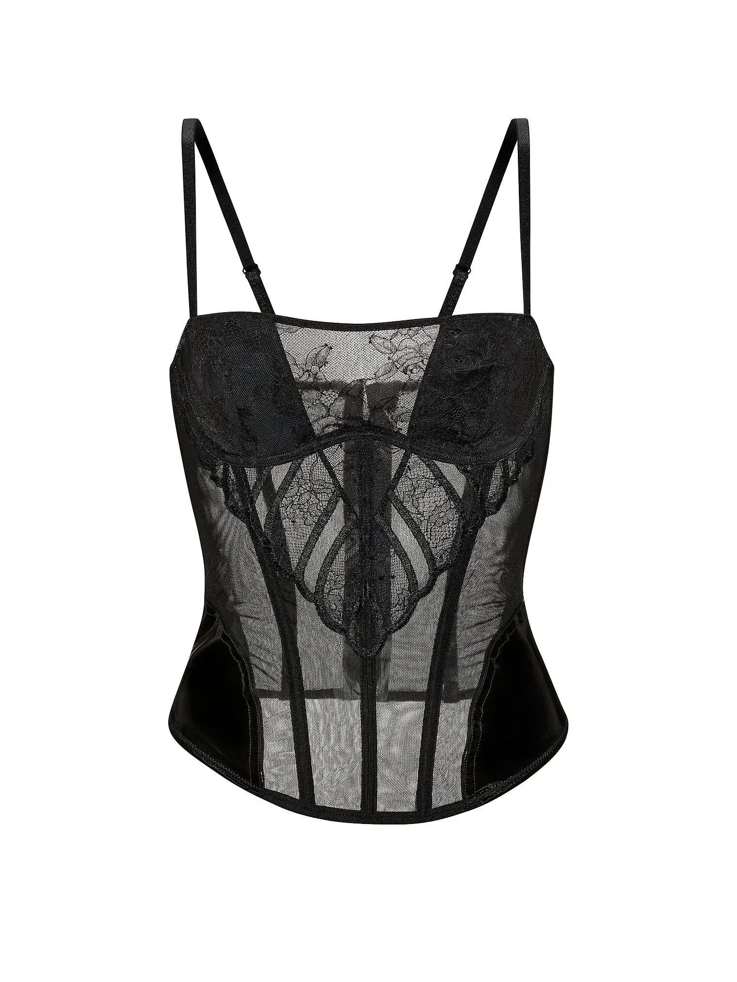 Desire Lines Embroidery Corset Top