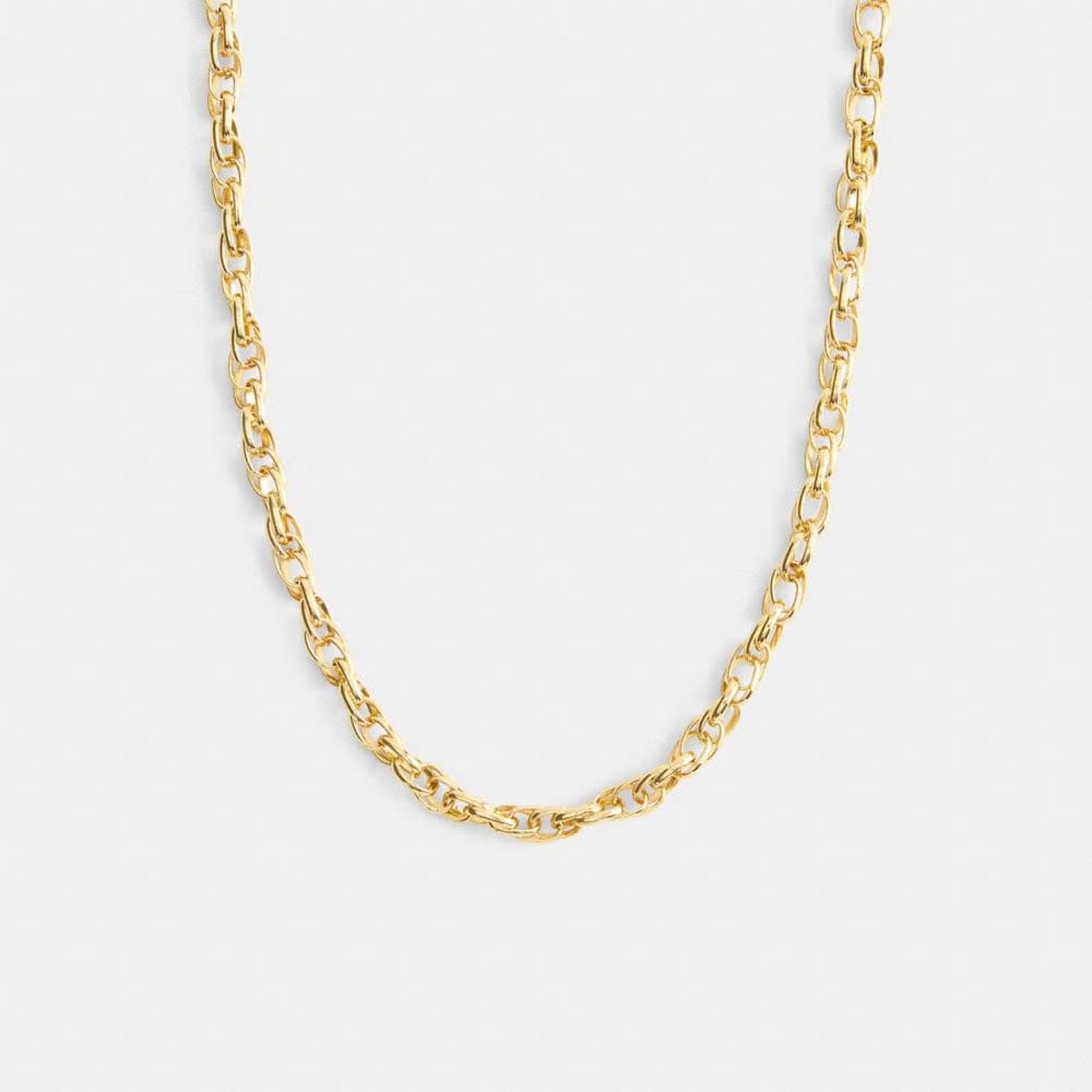 Brushed Link Chain Necklace