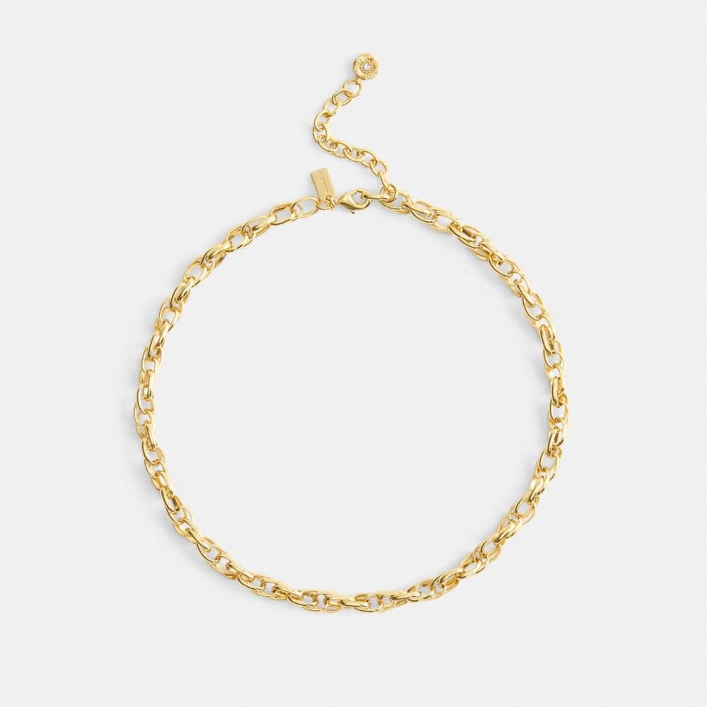 Brushed Link Chain Necklace