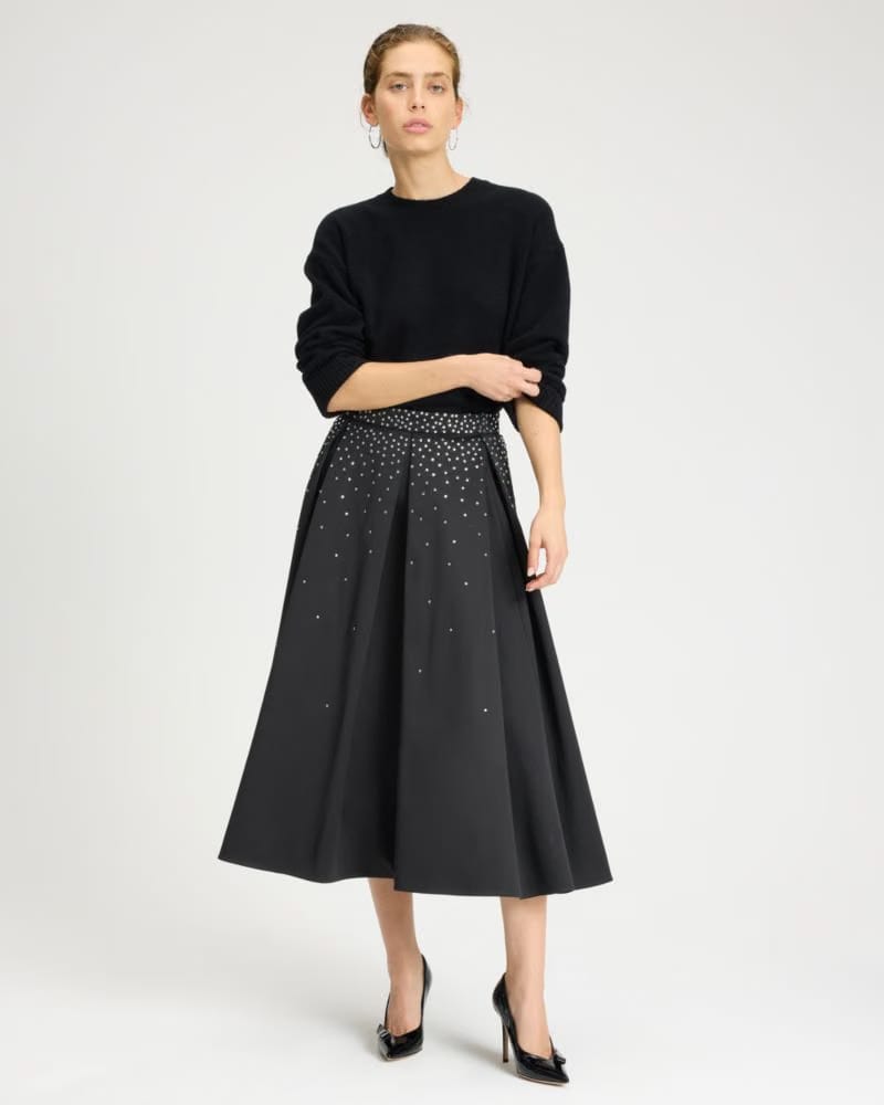 Embellished Midi Skirt