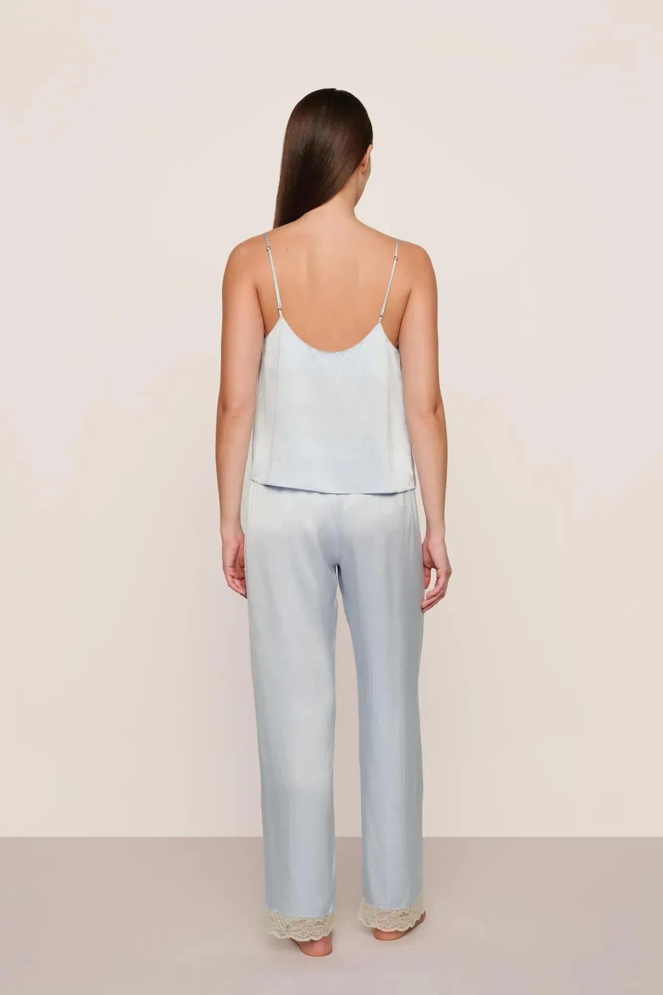 Washable Silk Lace Cami & Pant Set