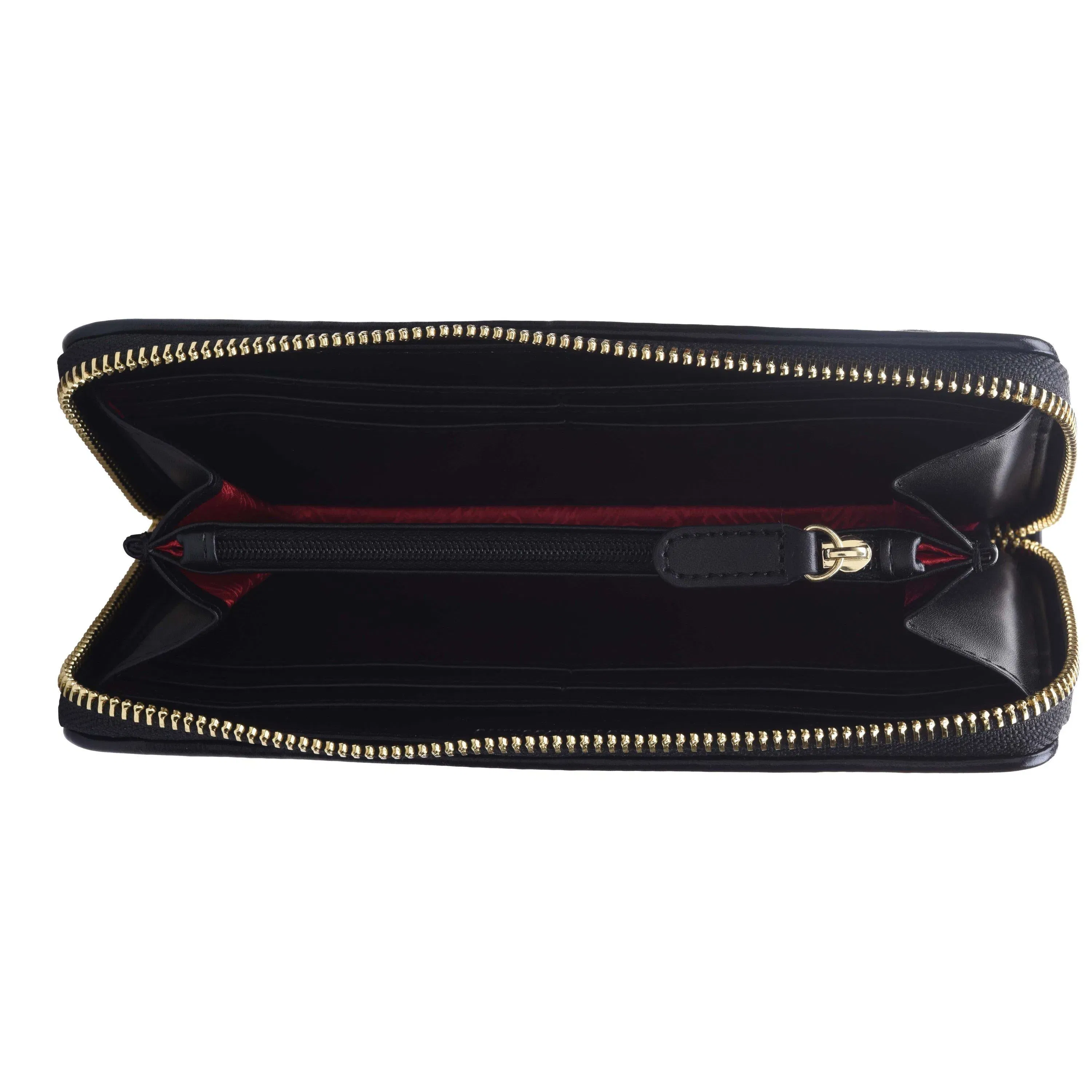 Quilted Logo Zipped Purse
