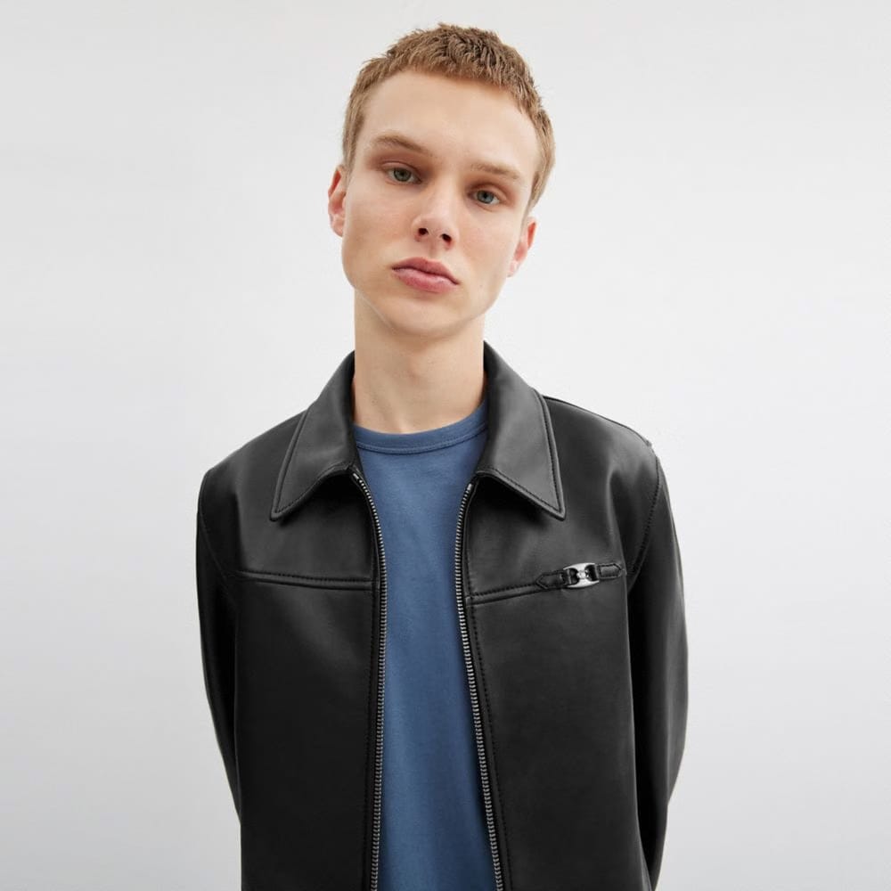 Heritage C Lightweight Leather Jacket