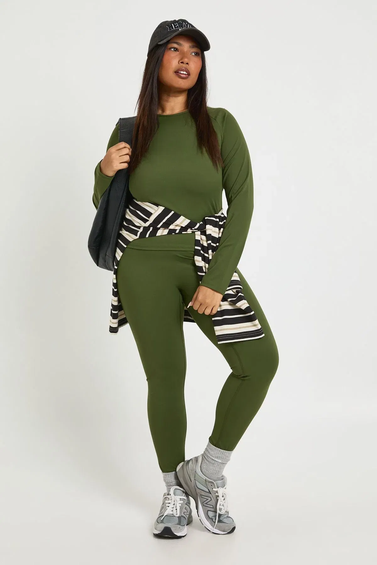 Plus Super Soft Sculpt Seam Detail Legging