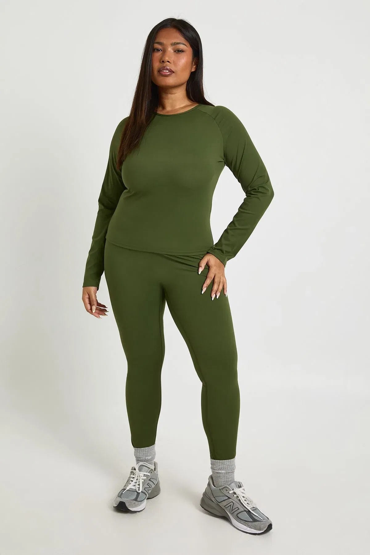 Plus Super Soft Sculpt Seam Detail Legging