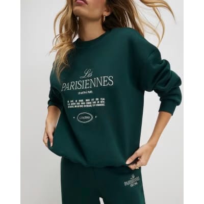 Green Les Parisiennes Sweatshirt