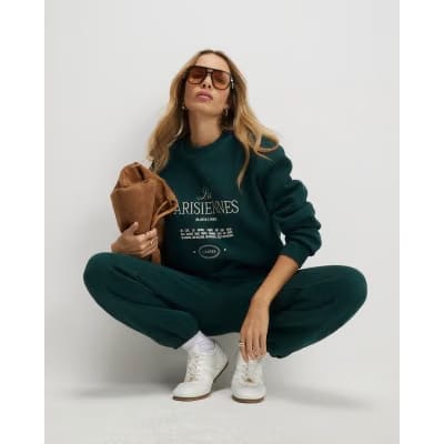 Green Les Parisiennes Sweatshirt