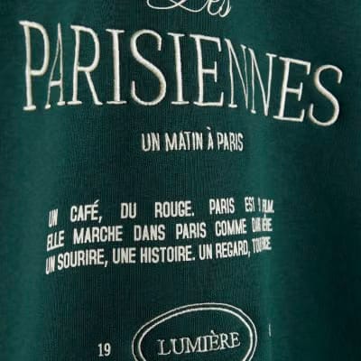 Green Les Parisiennes Sweatshirt