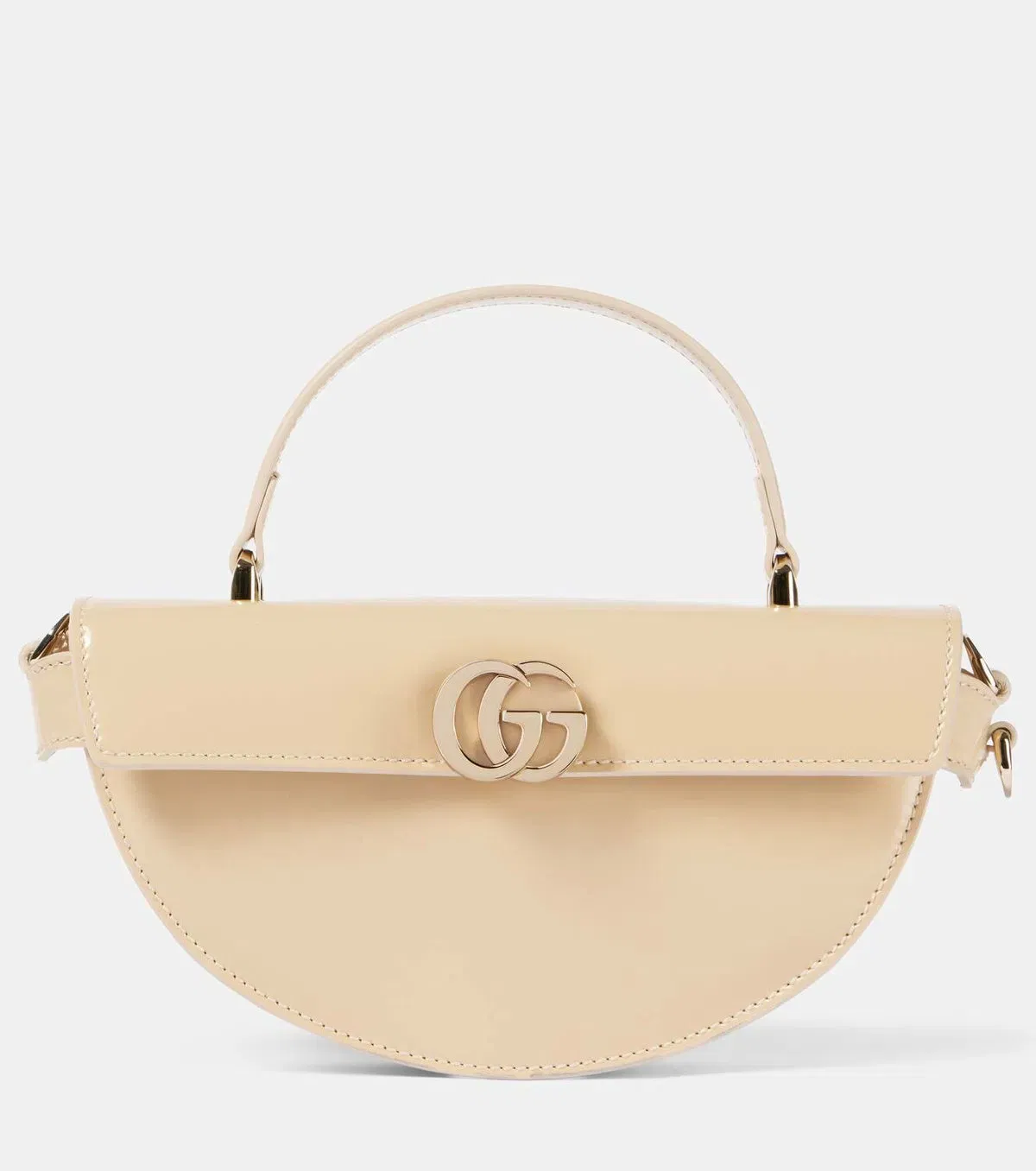 Gucci Half Moon leather shoulder bag