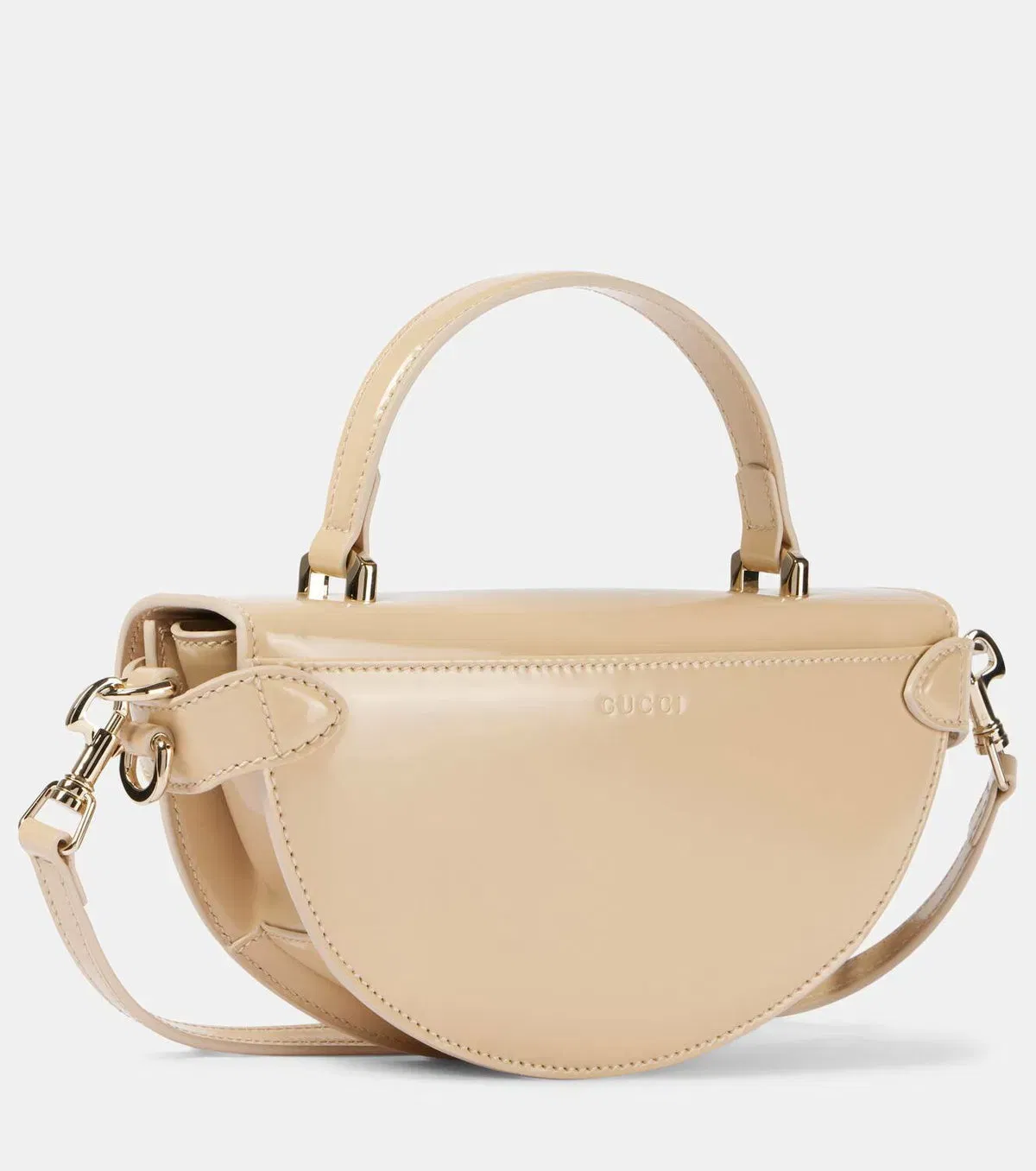 Gucci Half Moon leather shoulder bag